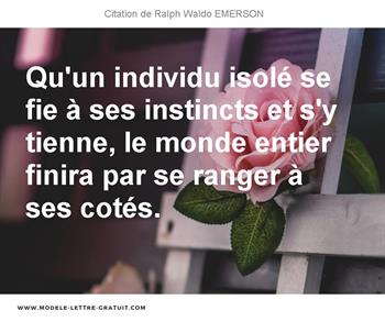 Citations Ralph Waldo EMERSON