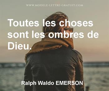 Citation de Ralph Waldo EMERSON