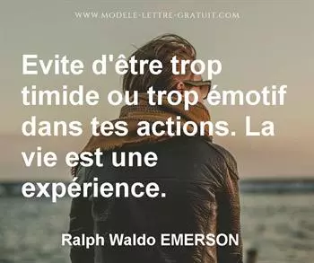 Citation de Ralph Waldo EMERSON
