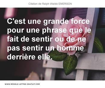 Citations Ralph Waldo EMERSON