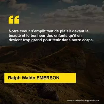 Citation Ralph Waldo EMERSON