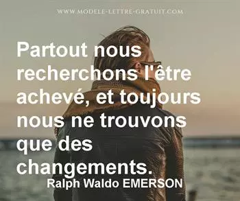 Citation de Ralph Waldo EMERSON