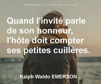 Citation de Ralph Waldo EMERSON