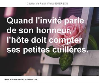 Citations Ralph Waldo EMERSON
