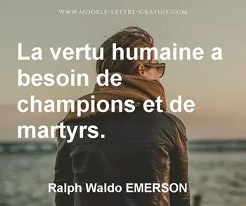 Citation de Ralph Waldo EMERSON