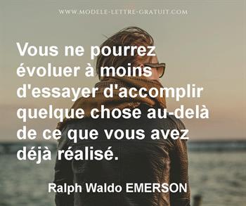 Citation de Ralph Waldo EMERSON