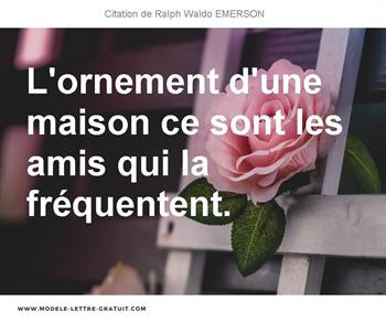 Citations Ralph Waldo EMERSON