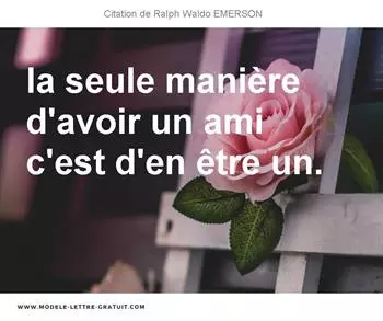 Citations Ralph Waldo EMERSON