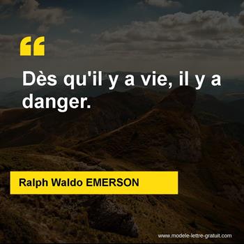Citations Ralph Waldo EMERSON