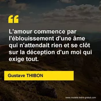 Citation Gustave THIBON