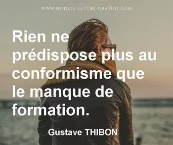 Citation de Gustave THIBON