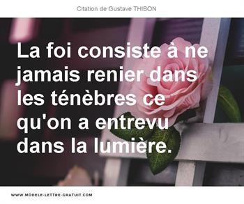 Citations Gustave THIBON