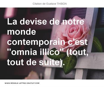 Citations Gustave THIBON