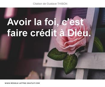 Citations Gustave THIBON