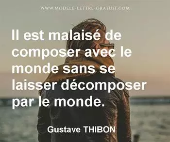 Citation de Gustave THIBON