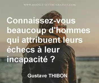 Citation de Gustave THIBON