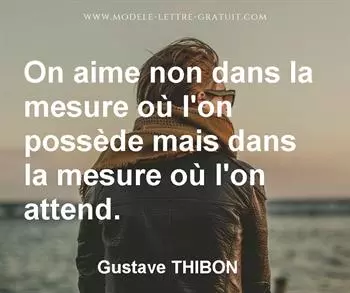 Citation de Gustave THIBON
