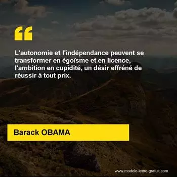 Citation Barack OBAMA