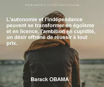 Citation de Barack OBAMA