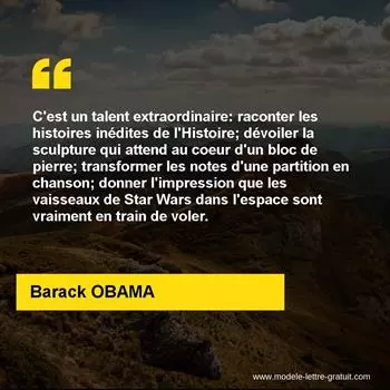 Citation Barack OBAMA