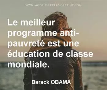 Citation de Barack OBAMA