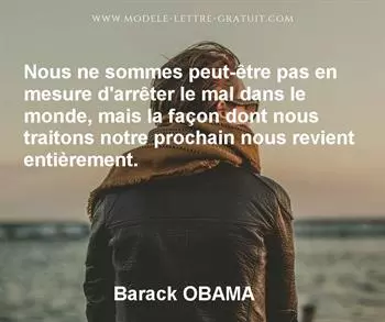 Citation de Barack OBAMA