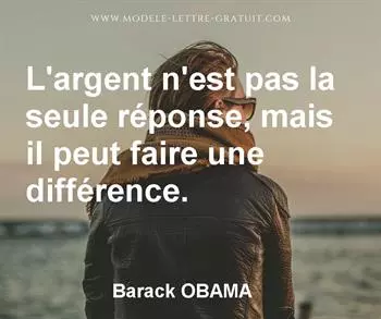 Citation de Barack OBAMA