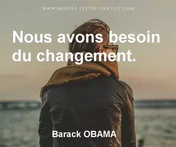 Citation de Barack OBAMA