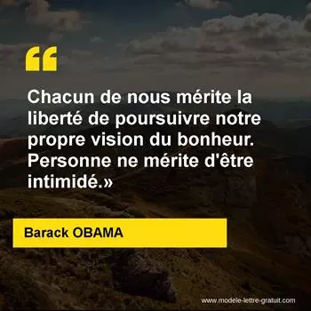 Citation Barack OBAMA
