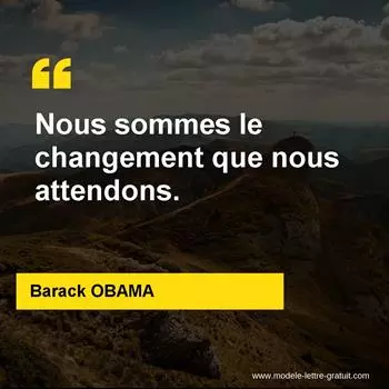 Citation Barack OBAMA