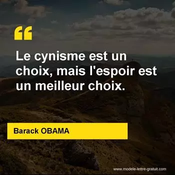 Citation Barack OBAMA