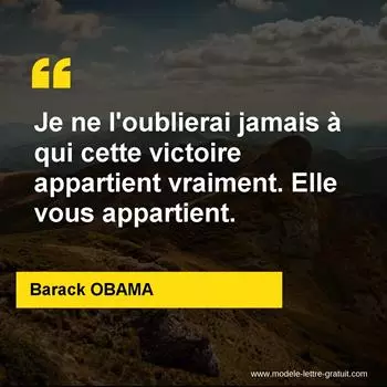 Citation Barack OBAMA