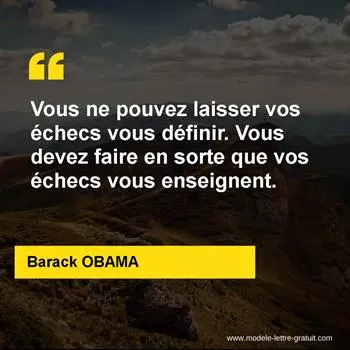 Citation Barack OBAMA