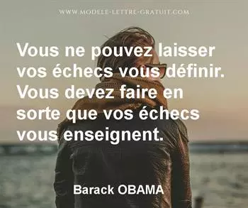 Citation de Barack OBAMA