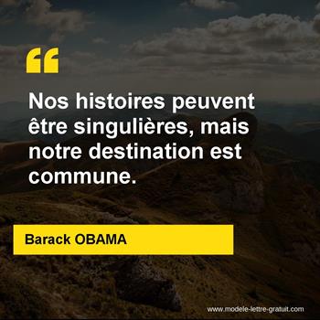 Citation de Barack OBAMA