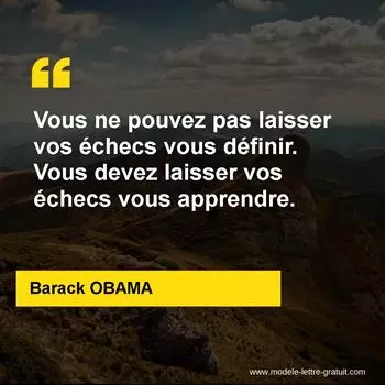 Citation Barack OBAMA