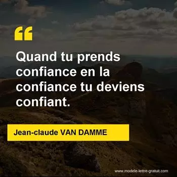 Citation Jean-claude VAN DAMME