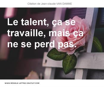 Citations Jean-claude VAN DAMME