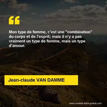 Citation Jean-claude VAN DAMME