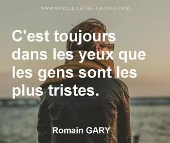 Citation de Romain GARY