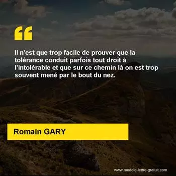 Citation Romain GARY