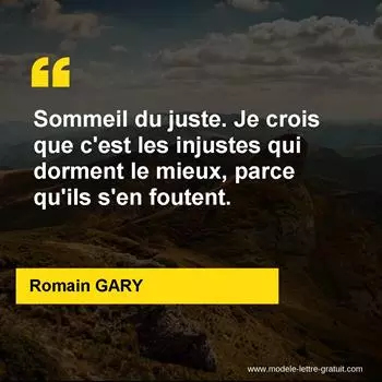 Citation Romain GARY