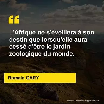 Citation Romain GARY