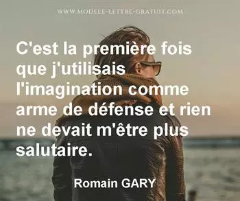 Citation de Romain GARY