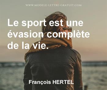 Citation de François HERTEL