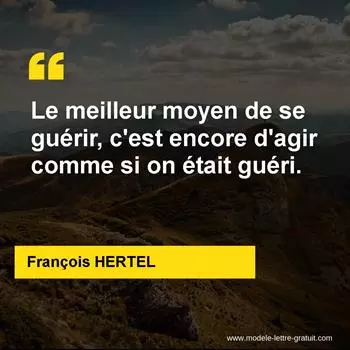 Citation François HERTEL