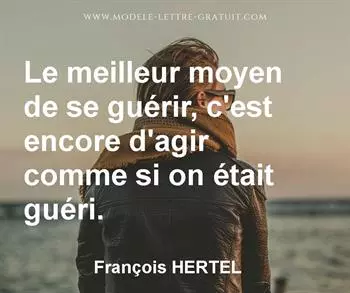 Citation de François HERTEL