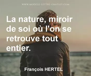 Citation de François HERTEL