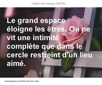 Citations François HERTEL