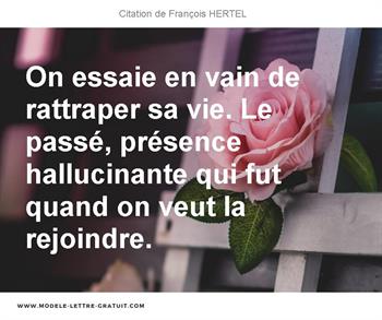 Citations François HERTEL